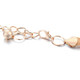 40" Silver Gold Diamante Mesh Waist Chain Belt with Heart Flower for Women Fashion Accessory
